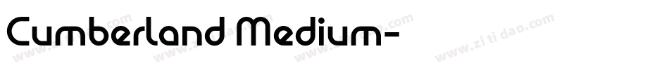 Cumberland Medium字体转换